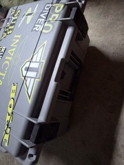 Invicta Gray Hard Rolling Equipment Case w/ Wheels & Carry Handle