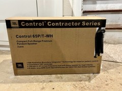 Single JBL Control 60 Series 75W 8 Ohm C65P/T-WH Pendant Speaker -NEW/OPEN BOX-