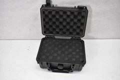 Hardshell Storage Case w Foam Inserts Storage Black Finish w Snap Closures