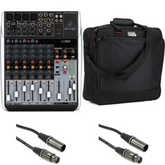 Behringer Xenyx Q1204USB Mixer Bag Bundle