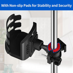 Adjustable Mic Stand Drink Holder with 360° Rotate Microphone Stand Cup Holder –