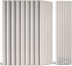 10 Pack Self-Adhesive Acoustic Panels for Soundproofing – 48″x12