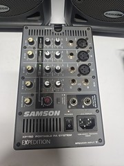 Samson Expedition XP150 Portable PA Speaker System 150W w/ Built-In Mixer Tested