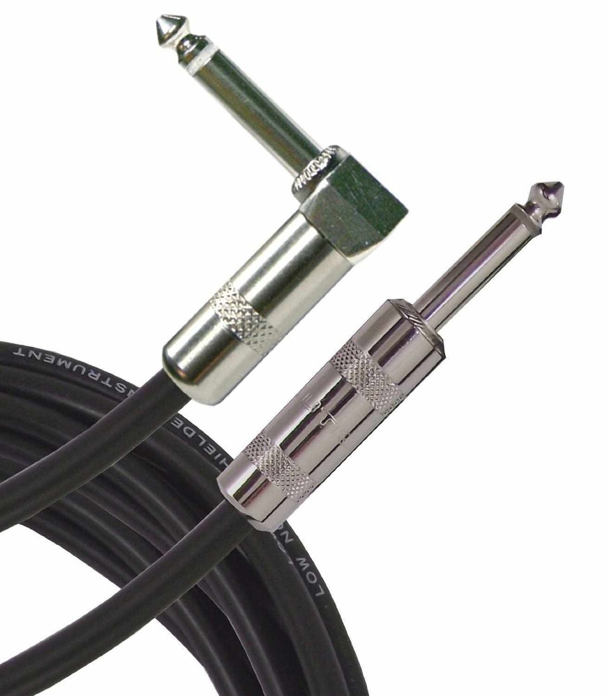 PROCO STAGEMASTER SEGL-15 15ft Shielded Patch Cable 1/4″ to 1/4″Right Angle Conn
