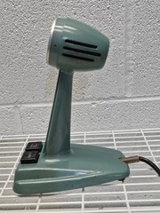 Vintage LRE 99-4607 Art Deco Lafayette Desk Microphone Green MCM UNTESTED