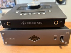 Universal Audio Apollo Twin and UAD-2 Satellite, great condition , connections
