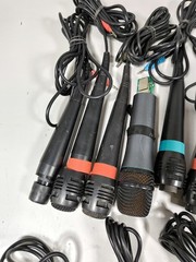 Lot of 20 Microphones for Parts – Various Models & Brands
