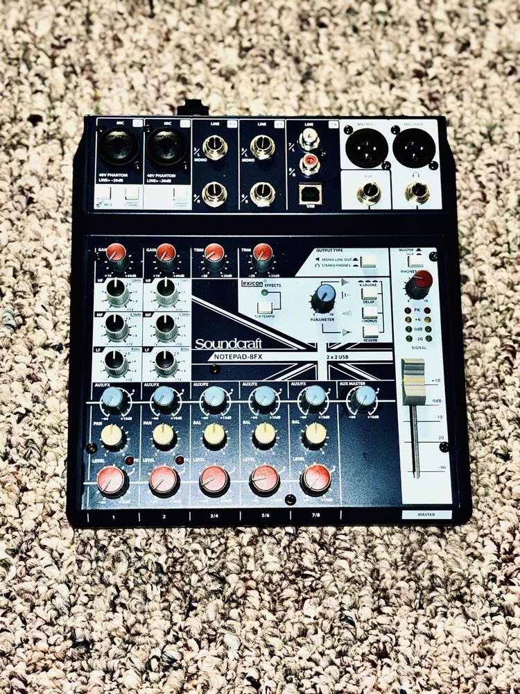 Soundcraft Notepad-8FX Mixer with Effects