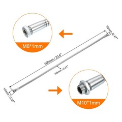 23.6in Gooseneck Hose Flexible Metal Arm Extension M10 M8 Thread