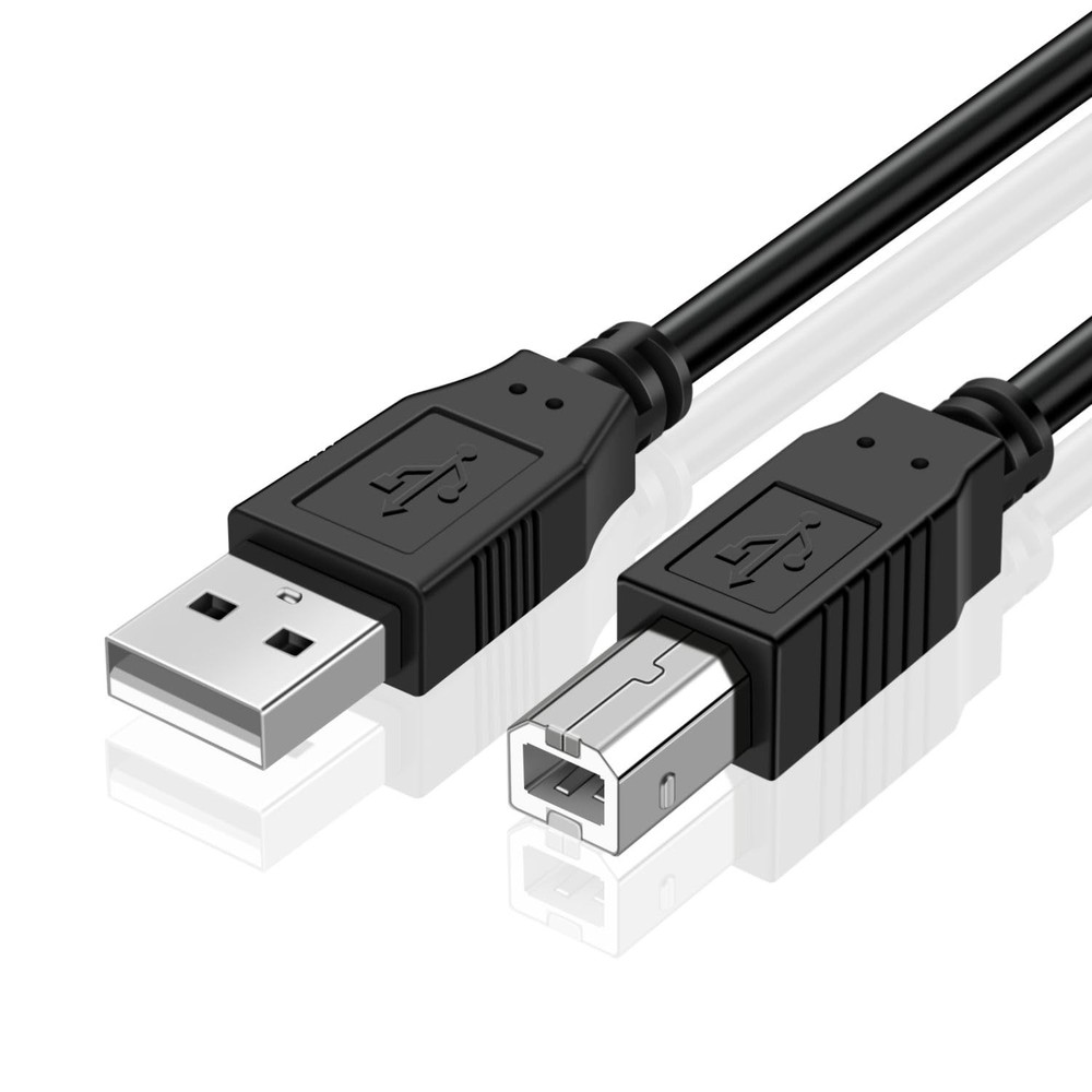 TNP USB A to B Audio MIDI Cable Male – 5FT, Black