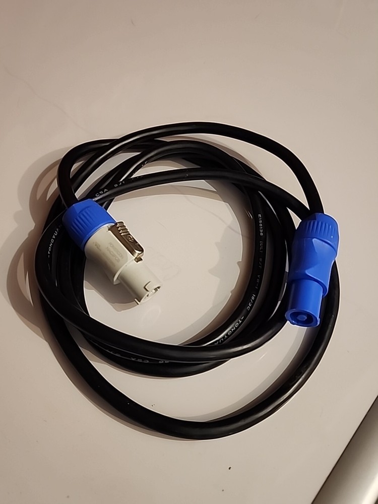 NEUTRIK POWER 7ft CORD STAGE LIGHTING PowerCON NAC3FCA to NAC3FCB 16 AWG 20A USA