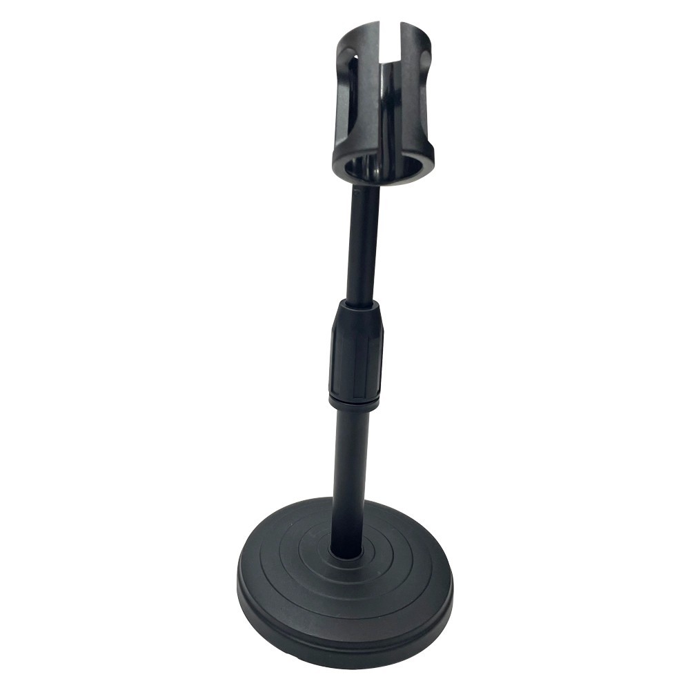 Desktop Microphone Stand,Adjustable Height 8.27-12.6″,Black Table Holder Univers