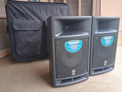 Yamaha PA Speaker Model MSR100 SPEAKER BUNDLE___2 speakers and Carrying Case!