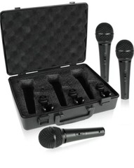 BRAND NEW BEHRINGER XM1800S ULTRAVOICE DYNAMIC CARDIOID VOCAL MICROPHONE 3-PACK
