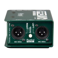 Radial Engineering ProAV2 Stereo Passive Multimedia Direct Box Bundle w/Pig H…