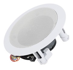 Rockville RCS180-6 70v Commercial Amplifier w/Bluetooth+(4) 4″ Speakers in White