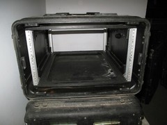 Rackmount 06U x24 ECS Legacy Composite Shock Mount Rack Black Case Shockmount