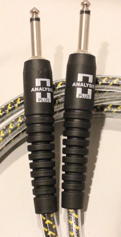 Analysis Plus Yellow Oval Instrument cable 30ft – Overmolded straight – straight