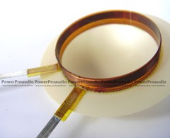 2 pcs 25.5mm 1″ diaphragm polyester Tweeters voice coil 8 ohm 25.4mm Freeship