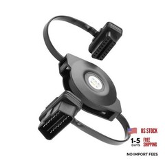 16-Pin OBD2 Automatic Retractable Extension Cable for OBDII Diagnostic