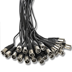 SACB-24x8x25 – 24 Channel 25 Foot XLR Low Profile Circuit Board Snake Cable