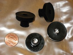 4 SORBOTHANE VIBRATION ISOLATION 1in BUSHING GROMMET MOUNT WASHER FAN NOISE RING