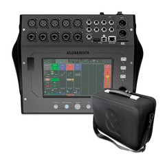 Allen & Heath CQ12T Digital Mixer Bundle With Padded Soft Case