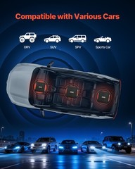 Aluminum 2-Channel Car Amp: 300Wx2 @4Ω, 600Wx2 @2Ω, Bridgeable, Low Distortion