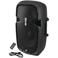 Pyle PPHP837UB 8“ 600W Bluetooth Powered Speaker/USB/AUX/MP3 Input & Remote