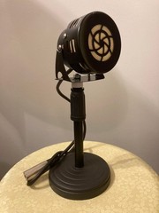 Custom One Of A Kind Dynamic Microphone W/ Stand…Unique…WORKS…PLEASE READ!