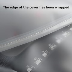 Klmnop Piano Keyboard Dust Cover for 88 Keys, Waterproof Transparent Clear