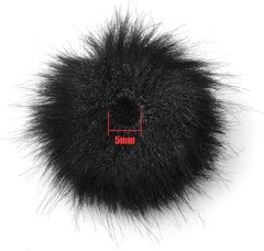 Microphone Lapel Dead Cat Windscreen, Lapel Mic Windscreen Muff, Furry Windsc…