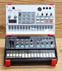 Red 2 Tier Stand for Korg Volca Sample Sampler Mix Modular Generator Synth