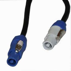 6 Prox PowerCon Cables 6 ft Blue A to Gray B Connectors 14 AWG