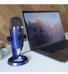 Blue Microphones Yeti Nano Premium USB Condenser Microphone, Vivid Blue
