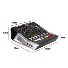 4-channel power amplifier mixer, 99DSP effects, Bluetooth, USB interface