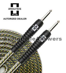 Analysis Plus Yellow Oval Instrument Cable Straight Silent Plugs 10ft