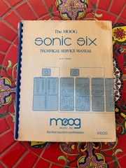 Ultra RARE Moog Sonic Six Technical Manual