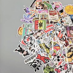 NEW 100PCS Skateboard Stickers Bomb Vinyl Laptop Luggage Decals Dope Sticker