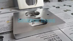 1x Aluminum Plate 86-86-10mm HIFI CK Power Receptacle Wall Outlet Cover