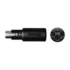 Shure MVX2U XLR-to-USB Digital Interface with Headphone Jack, Integrated Pre-amp