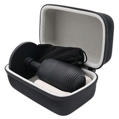 Black, Robust Microphone Carrying Case, Studio Instrument Box, Storage Box for