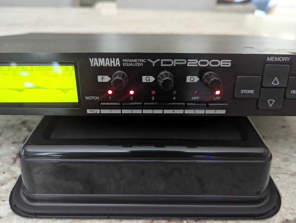 Yamaha YDP2006 Digital Parametric Equalizer 2ch, 12 PEQ, 8 Notch – Fully tested