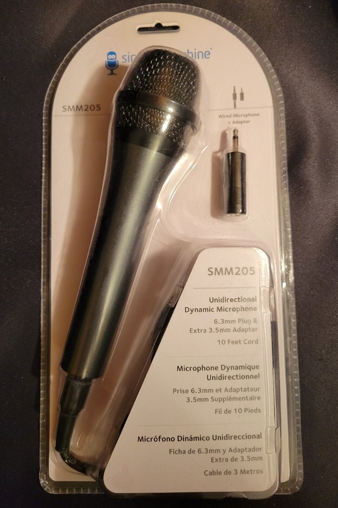 The Singing Machine SMM205 Dynamic Professional Microphone „NEW“