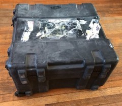 SKB Case iSeries 2222-12 w/ Non-Cube Foam & Wheels Handle USED electronics hard