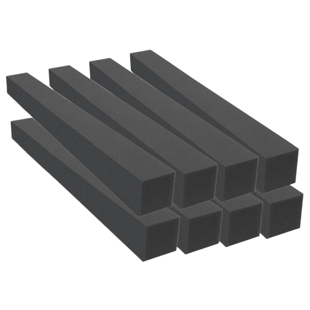 4 Pack 3″x 24″Acoustic Studio Soundproofing Foam Corner Bass Block for 2″ WEDGE