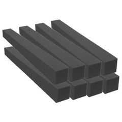 4 Pack 3″x 24″Acoustic Studio Soundproofing Foam Corner Bass Block for 2″ WEDGE