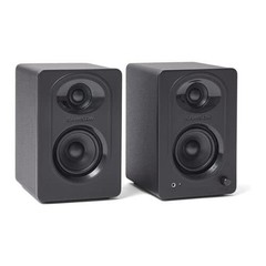 SAM30 3-Inch Powered Studio Monitors Pair Featuring Polypropylene Woofer and 3/4