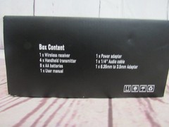 4-Channel UHF Wireless Microphone System Rackmount, 240ft Range, MWM-41-41H