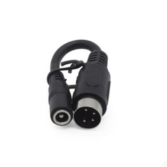2.5mm To 4 Pin Din For Hikvision DVR DS-7216HWI-SH AC Adapter Convertor